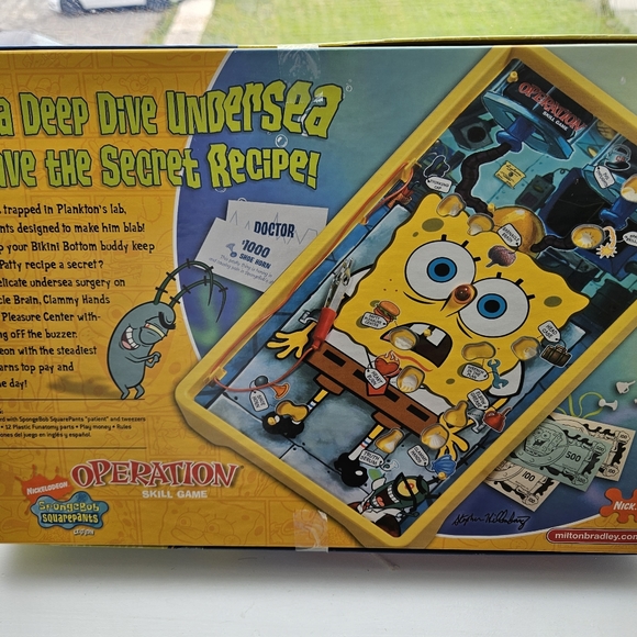Spongebob operation Milton Bradley mint contition no buzz great deal light works - Picture 3 of 15